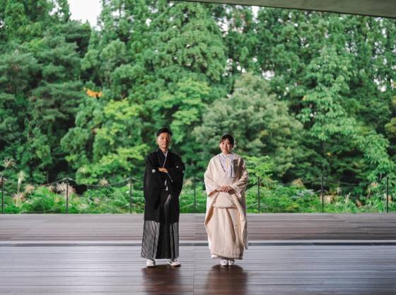 和装での結婚式もオススメ